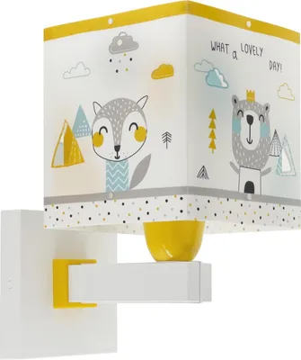 Produktbild von Dalber Kinder Wandlampe Hello Little Tiere Bären 73249