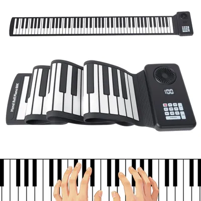 Obrázek produktu pro Digitální klavír, 88 kláves, přenosný design, černá barva