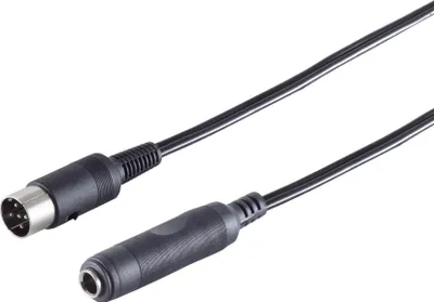 Produktbild von S/CONN maximum connectivity Diodenkabel-DIN-Klinke-Würfelstecker 5-pol