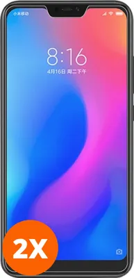 Produktbild von Mobigear 4.99 Xiaomi Redmi Note 6 Pro Panzerglas Gehärtetes Glas Displayschutz - Hüllenfreundlich (2er Pack)