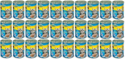 Zdjęcie produktu dla Karma Basil 415g z łososiem dla kota 30 szt puszka