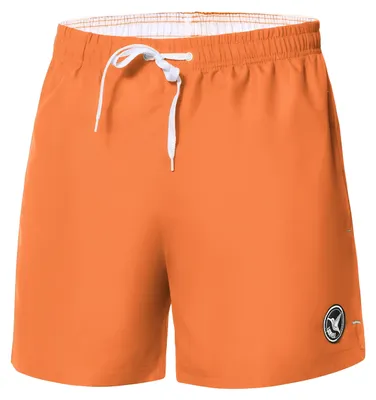 Image de Ladeheid Hommes Short de bain Beachshorts Pantalon de natation LA40-198 (Orange, L)