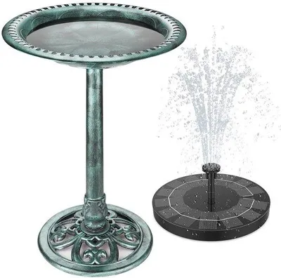 Produktbild von Kleines Bronzesitzbad mit Solarpumpe und Futterplatz