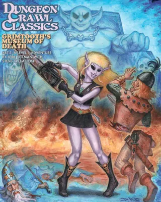 Zdjęcie produktu dla Dungeon Crawl Classics #87.5 Muzeum Śmierci Grimtootha – Gra fabularna – wydanie angielskie