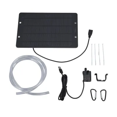 Zdjęcie produktu dla Zestaw solarnej pompy fontannowej 6V 10W USB do kąpieli ptaków, ogrodu, podwórka, basenu