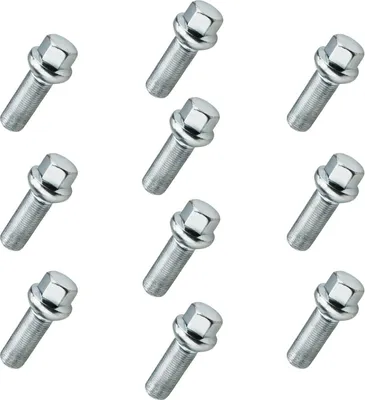 Produktbild von 8x Radschraube M15x1.25 , Gewindelänge: 28mm, Kugelbund, SW17