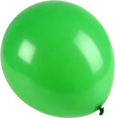 Image de Set de 10 ballons gonflables 30 cm vert