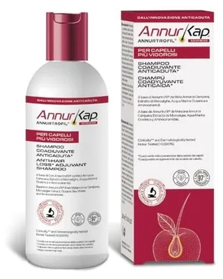 Imagen del producto de Champú Avanzado Annurkap, Complemento para Combatir la Caída del Cabello, 200 ml
