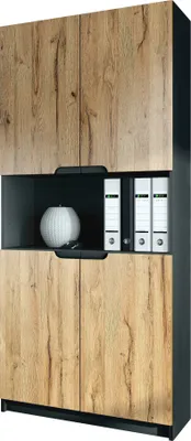 A studio shot of a modern office cabinet.