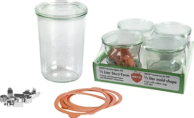 Produktbild von WECK Sturzglas 0,75l 4er Pack