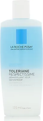 Obrázok produktu pre La Roche-Posay Respectissime Waterproof Eye Makeup Remover dvojfázový odličovač na odstránenie odolného a vodeodolného make-upu 125 ml
