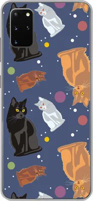 Produktbild von MuchoWow® Handyhülle Schutzhülle Hülle für Telefoonhoesje Samsung Galaxy S20 Plus Muster - Katze - Weltraum - Jungen - Mädchen - Kinder - Kinder Silikon Softcase Handy Hülle - Hartschale