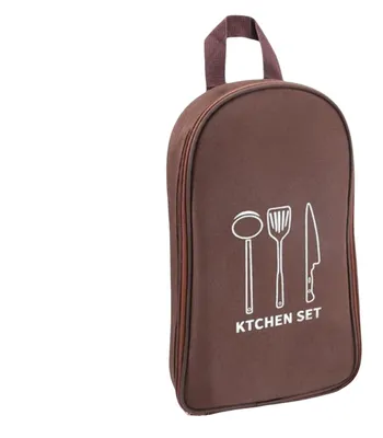 Produktbild von Camping-Kochtasche 1 Stück, Braun 36 x 22,5 x 5 cm, Wasserdicht, Für Outdoor-Kochen BBQ