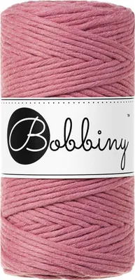 Produktbild von Bobbiny Macrame Cord 3 mm 100 m Blossom Schnur