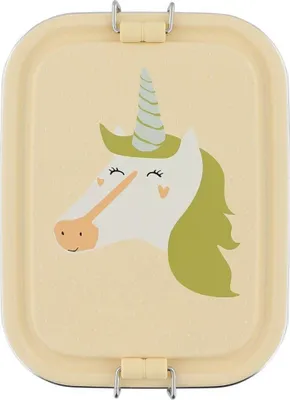 Image de Trixie Boîte à lunch petite Mme Licorne - adaptée aux enfants et sans BPA