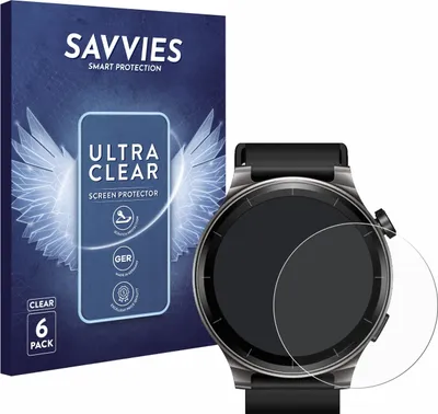 Produktbild von 6x Für TOZO S5 1.43" Schutzfolie Savvies Displayschutz Display Schutz Folie Klar Transparent