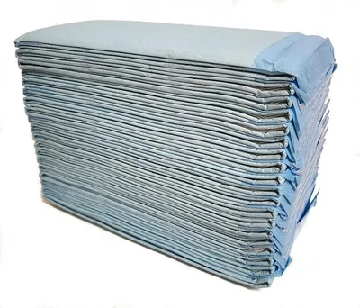 Produktbild von MyPets® 10 Stück Trainingsunterlagen 90 x 60 cm Welpenunterlagen Welpen Toilette Hundeklo Urin