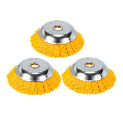 Produktbild von Peviasot Unkrautbürste 3er Nylon 25,4x200mm Freischneideraufsatz 8 Zoll Für Stihl Motorsense Freischneider