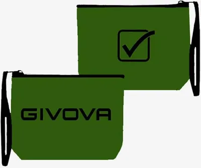Produktbild von Givova Pochette Neopren-Handtasche Armeegrün-Schwarzgrün