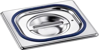 Produktbild von B.PRO GN-Deckel 18/10 Edelstahl, mit Griffmulde, GN: 1/6