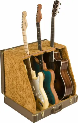 Zdjęcie produktu dla Fender Classic Series Case Stand 3 Brown Statyw do gitary multi