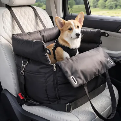 Produktbild von Hundesitz für kleine Hunde bis zu 30 lbs – Schwarz