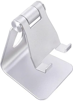 Produktbild von Mobiler Standadapter aus Aluminiumlegerung, verstelbar, für iPhone und iPad