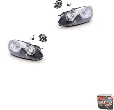 Produktbild von Scheinwerfer Satz + Osram Night Breaker Laser passend für VW Golf VI 5K1941005L 5K1941005E 5K1941005H 5K1941005J 5K1941005Q 5K1941005S 5K194100 Johns