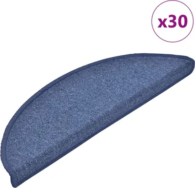 Produktbild von Stufenmatten 30 Stk. 56x17x3 cm Blau Halbrund