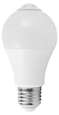 Productafbeelding van LED-lamp met bewegingssensor, E27-fitting, 9W, infrarood-sensor voor gebruik in de hal