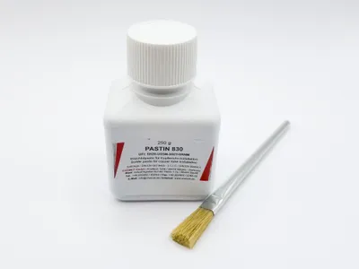 Produktbild von Verzinnungspaste Pastin830 auf SnAg3-Basis, Gewicht: 250 g inkl. gratis Pinsel