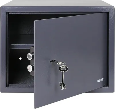 Produktbild von 49203-11 Safe Tresor mit Schlüssel, Möbeltresor | 38 x 30 x 30 cm | Anthrazit
