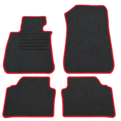 Produktbild von Fußmatten-Set für 3er BMW E90/E91 Touring, 30/2005-08/2012, 4-teilig, Schwarz