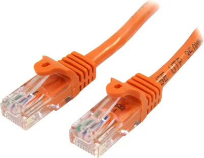 Produktbild von StarTech.com 3m Cat5e RJ45 UTP Netzwerkkabel Snagless - Cat 5e Patchkabel - Orange, 3 m, Cat5e, U/UTP (UTP), RJ-45, RJ-45, Orange