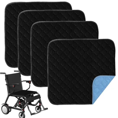 Immagine prodotto di Omgoods - Set di 4 tappetini lavabili per incontinenza, 50x50 cm