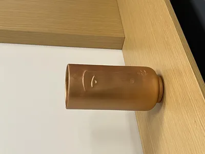 Produktbild von Blumenvase, 13 x 28 cm, bronze