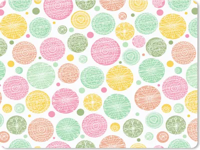 Produktbild von MuchoWow® Mauspad Mousepad Regenbogen - Punkte - Muster 40x30 cm - Mousepads - Maus Mat - Pad - Mausunterlage - Anti Rutsch