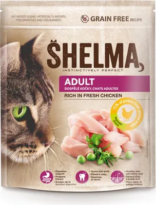 Zdjęcie produktu dla Shelma 750 g ADULT KURCZAK granulki