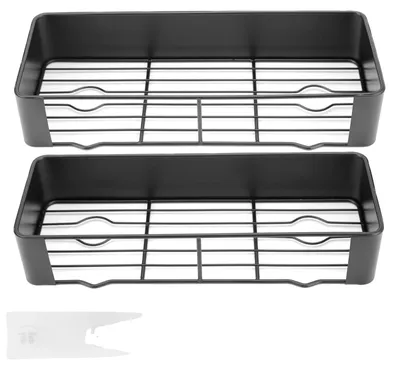 Productafbeelding van Badkamerplank, wandmontage, multifunctionele organizer, 2 stuks