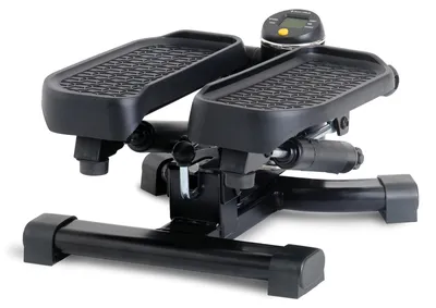 Produktbild von Mini-Stepper Stepper Bewegungstrainer - 2-in-1 - Bis 100 kg - 40 x 35 x 23,5 cm - Schwarz