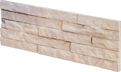Immagine prodotto di STEGU Rivestimento Murale Finta Pietra Hamburg beige 38,5x13 cm Pannello Decorativo Gesso Interno 8 pezzi
