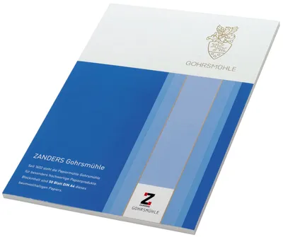 Produktbild von GOHRSMÜHLE Briefblock Bankpost DIN A4 100 g/qm hochweiß 50 Blatt