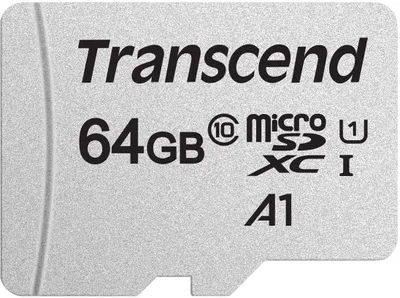 Produktbild von Transcend microSDXC 300S-A  64GB Class 10 UHS-I U1