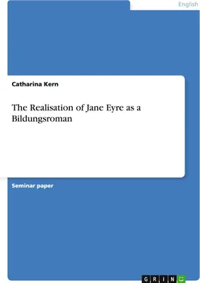 Produktbild von The Realisation of Jane Eyre as a Bildungsroman