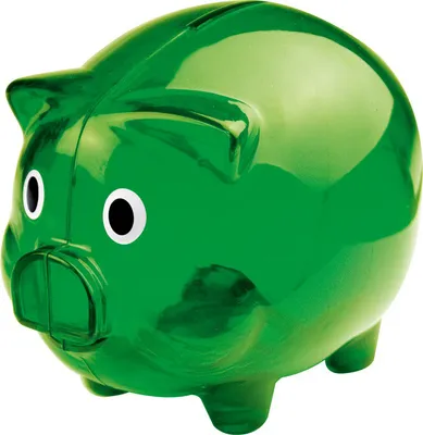 Produktbild von Sparschwein / Farbe: transparent grün