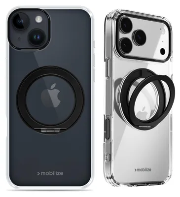 Immagine prodotto di Mobilize 360 Rotating Ring Custodia per iPhone 13 - Compatibile con MagSafe Nero