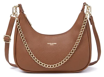 Obrázok produktu pre David Jones – Dámska malá kabelka cez rameno – Kabelka s reťazkou, vyrobená z umelého materiálu (Imitácia kože), elegantný model – Farba: C