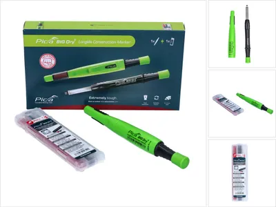 Zdjęcie produktu dla Pica Marker BIG Dry Longlife Construction Marker Advantage Box ( 6095 ) + 12x wkład wymienny