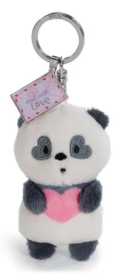 Produktbild von NICI Schlüsselanhänger „Panda Love“ mit Metallanhänger, 8 cm