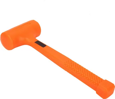 Obrázok produktu pre Praktické gumové kladivo z PVC s mäkkou úderovou plochou (1 libra)